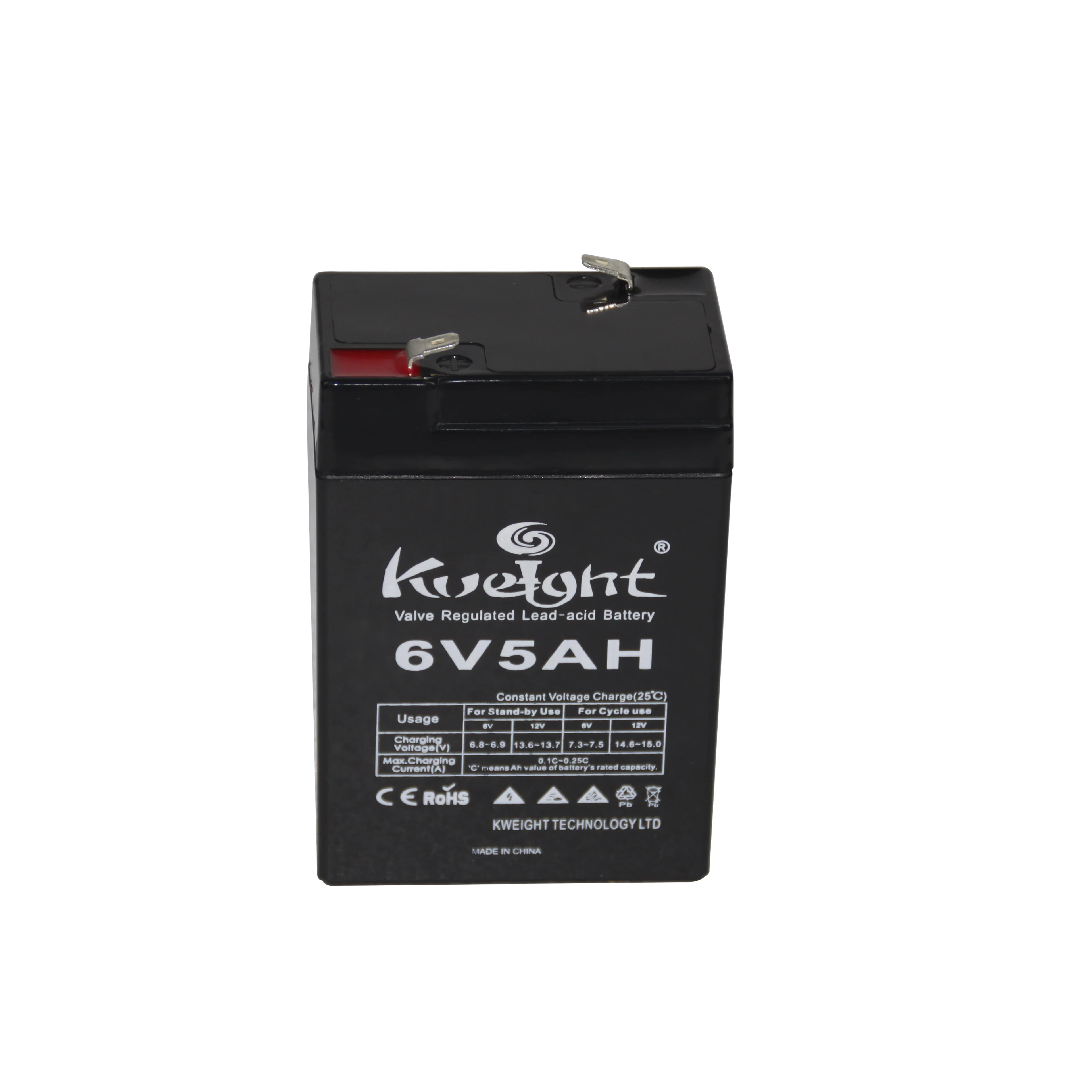 storage battery 6v5ah high quality long life about VRLA in UPS EPS or electric toys and car scooter battery