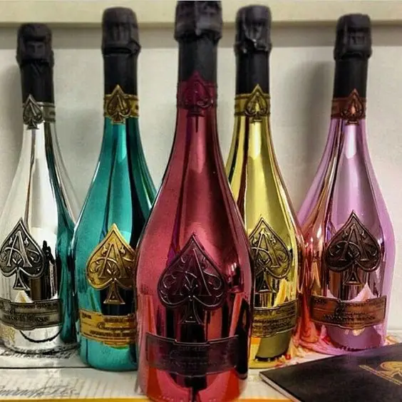 Customized Aluminum 3D Logo Wine Bottle Metal Sticker Gold Matte Embossed Waterproof Perfume Bottle wine