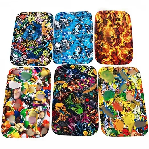 Аксессуары для курения Прямая поставка оптовая продажа индивидуальные подносы сигарет с листом сигар рулонной бумаги