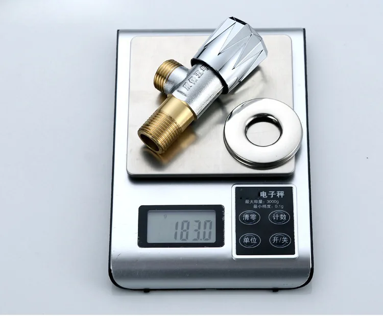 Bathroom toilet water heater cold and hot water inlet valve stop valve eight-shaped valve