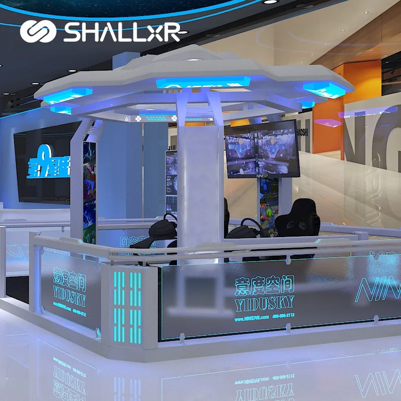 ShallxR Large Arcade Vr Room Multiplayer Airplane Enjoy The Flight Experience Vr Games Amusement Park Zone