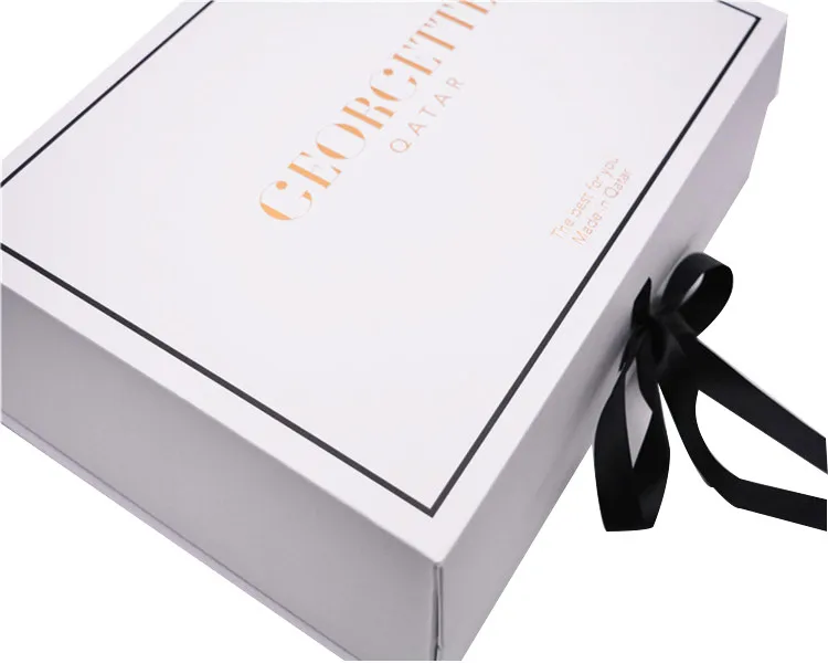 
Wholesales Custom High Quality Rigid Foldable Cardboard Gift Box with Lid Cosmetics Luxury Wedding Dress Gift Box Packaging 