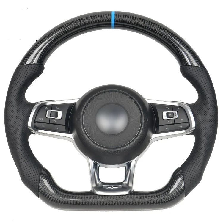
Carbon Fber Steering Wheel Suitable For Volkswagen 13-19 years CC Golf 6 7 Sagitar Magotan Passat 