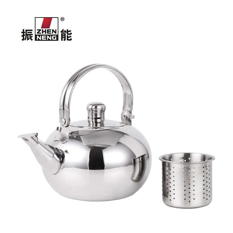 16CM  kitchen accessories Small and exquisite stainless steel non-electric boiling tea water kettle with filter