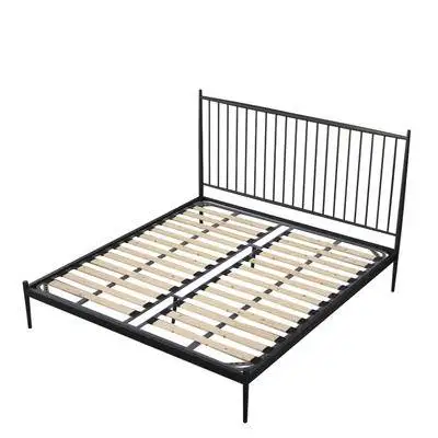 Kainice Wholesale Bedroom Furniture Cheap Metal Full Size Bed Frame Double Queens Beds Frames For Adult And Kids