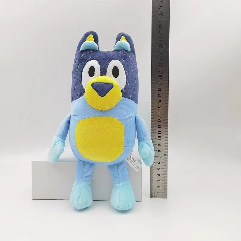 28cm Blue Plush Puppy Doll Soft Toys Custom Stuffed Animal Cartoon Dog Plush Toy Cozy PP Cotton for Children Gifts