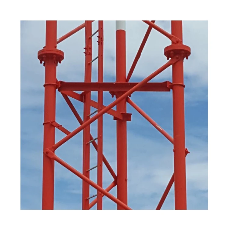 Low Price Professional Manufacturer Electric Transmission Steel 50m Three-Pipe Tower