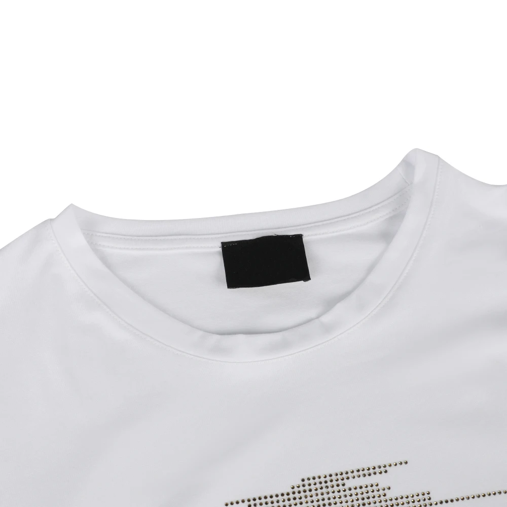 Bulk Production Fashion Anti Wrinkle O Neck Boys Plain White Cotton Spandex T Shirts