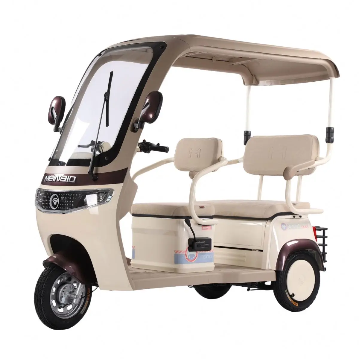 2024 Hot Sale Made In China 350W 3 Wheel electric Tricycle High-Quality Electric Tricycles for tourists