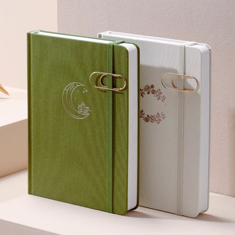 Fabric business Planner Time Management Efficiency Manual Planner notebook Schedule Annual Calendar Inner hot stamping Notepad