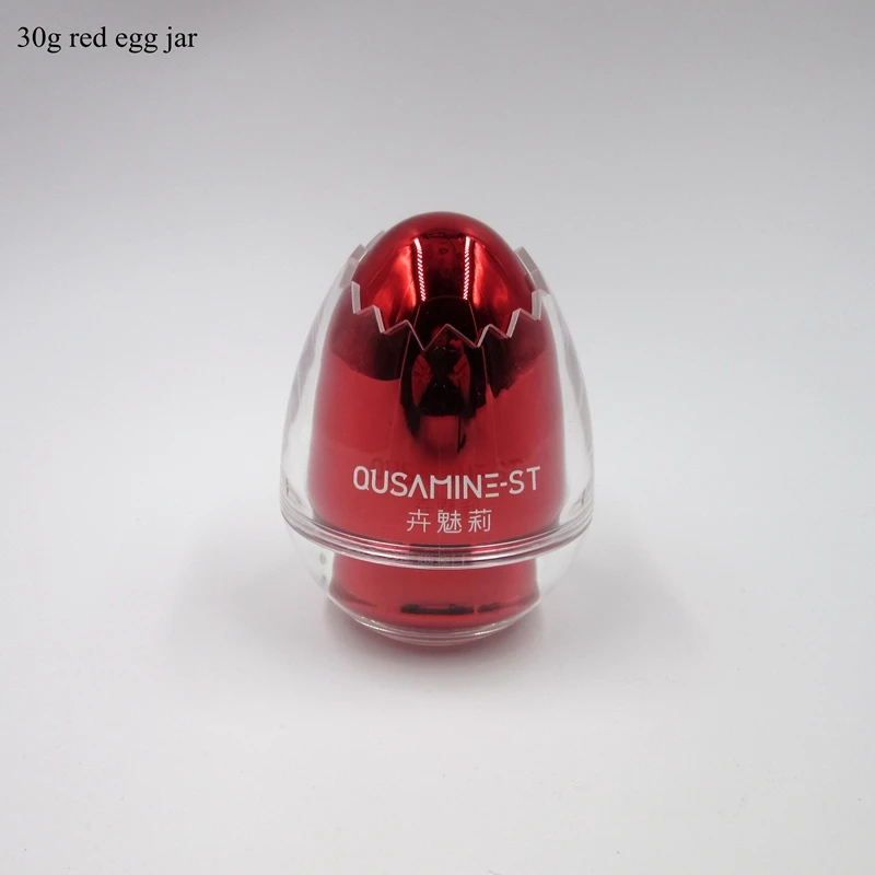 Acrylic Wholesale Hyaluronic acid egg Shell Skin Care cream Wrinkle Removal Whitening Face cream Sleeping jar