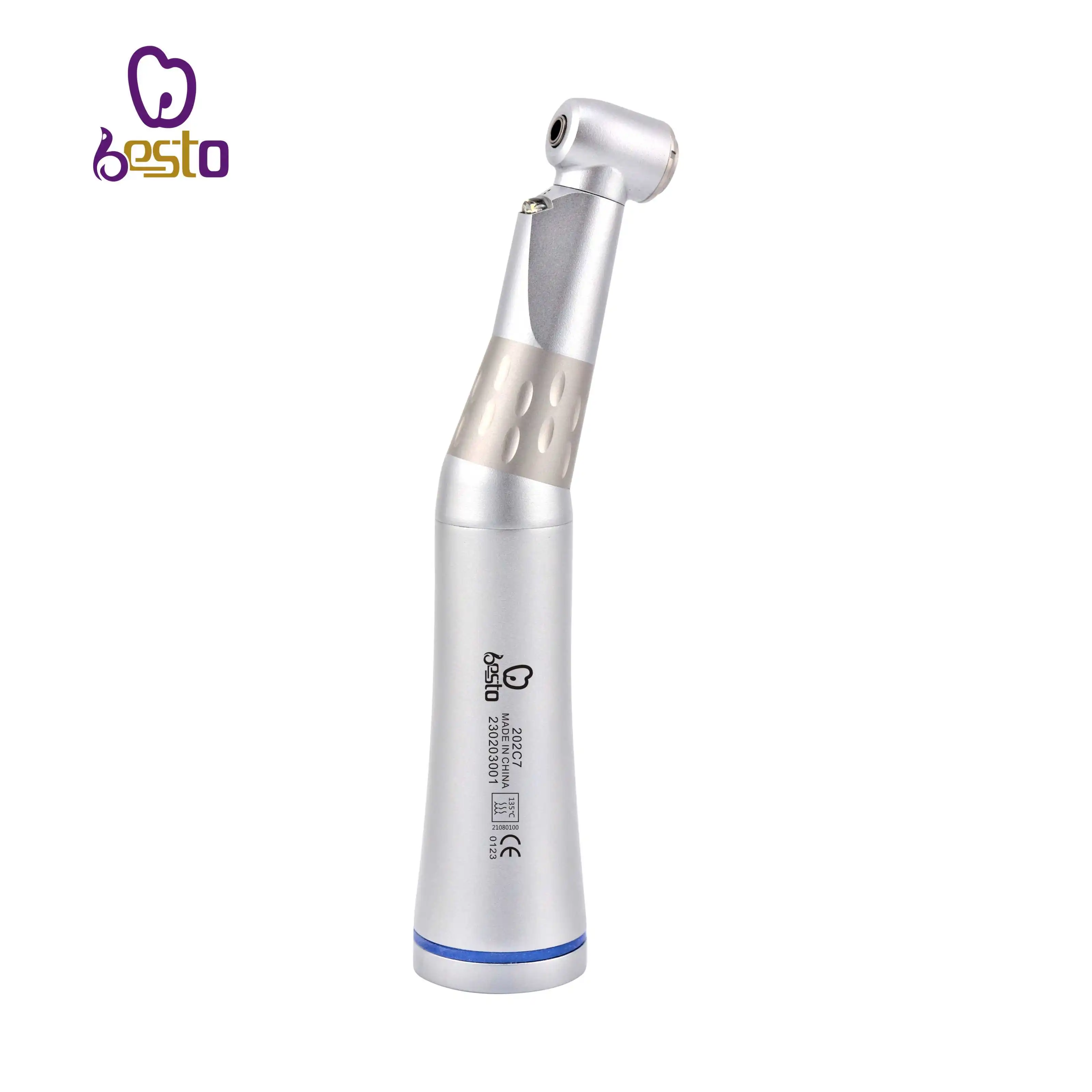Dental 1:1 E-generator LED Low Speed Handpiece Inner Water Contra Angle Dentistry Equipment Connect with Electric Air Micromotor