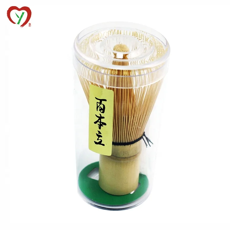
2021 Best Japanese Matcha Bamboo Whisk with Spoon Paper Box Bamboo Case Plastic Free Packing Custom Logo 