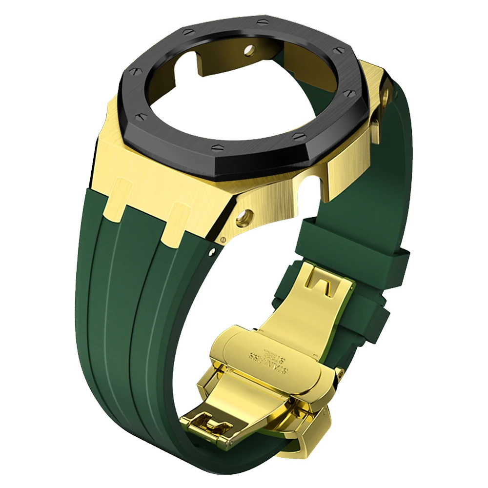 G shock ga-2100 резиновый ремешок для часов на заказ g красочные силиконовый металлической рамкой часы чехол объектива с оптическими зумом Casio