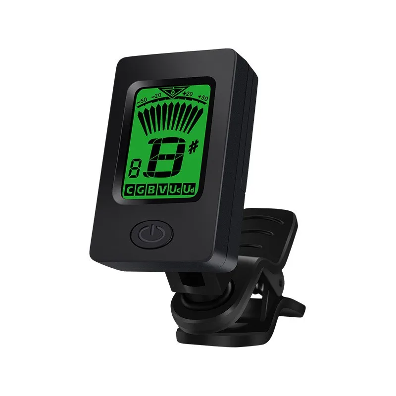 Tuner Rechargeable Mini Portable Digital Tuning Device Multi-function TFT Display Rotating Guitar Tuner