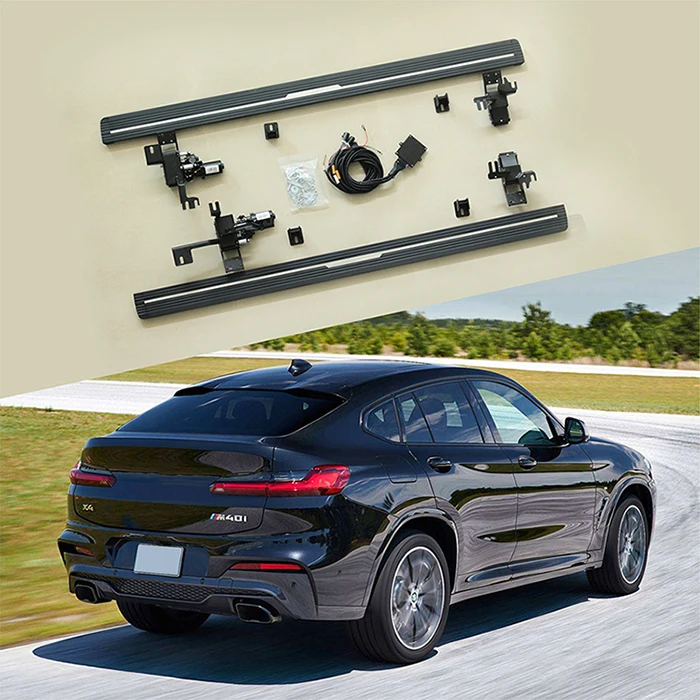 Side step bracket stand up board with pedals electric running board for BMW X4 2015-2019