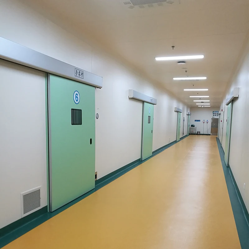 Double Leaf Radiation Protection X Ray Lead Metal Hospital Room Automatic sliding Door