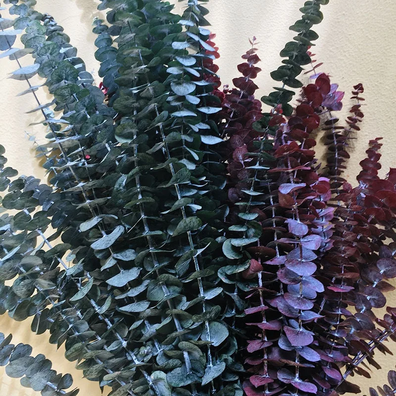 China supplies other wedding decor for christmas decoration flowers real centerpiece green preserved flowers Eucalyptus items