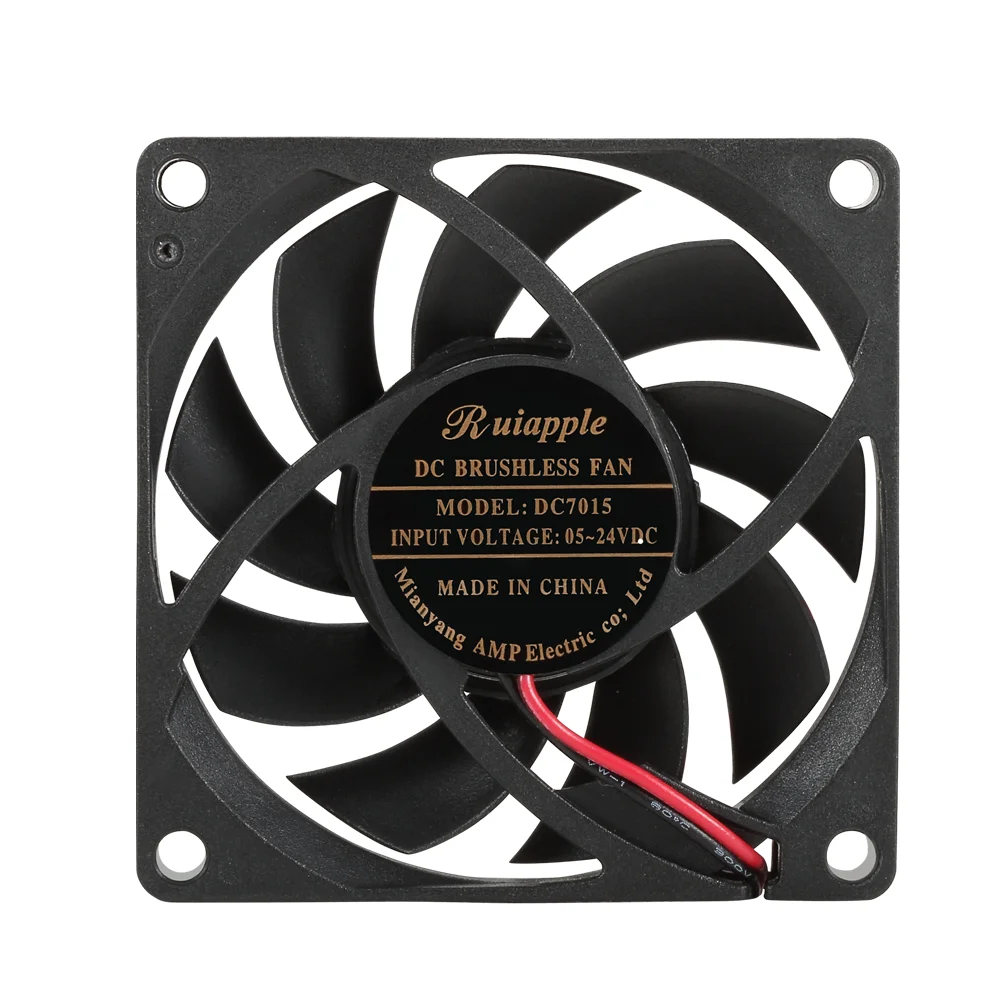 High quality dc 7015 70*70*15 mm radiator Fan 12 volt 24 volt 48 volt DC Cooling Fan