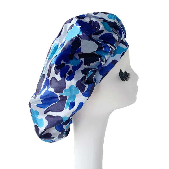 
Wholesale Satin Women Bonnet Designer Bonnets and Durags With Custom Logo 