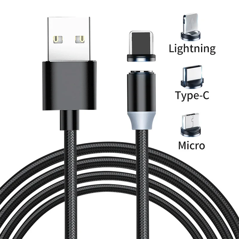  Новое поступление 3 в 1 магнитный зарядный кабель Micro Usb тип C дата-кабель зарядное устройство для Samsung Android