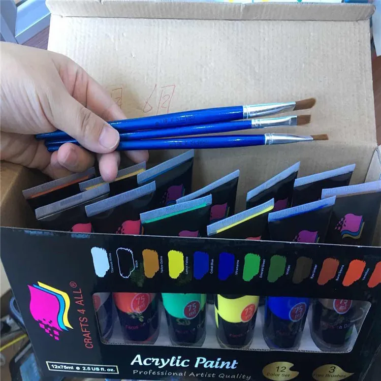 Hot Sale China Supplies acrylic paint set/paint pot