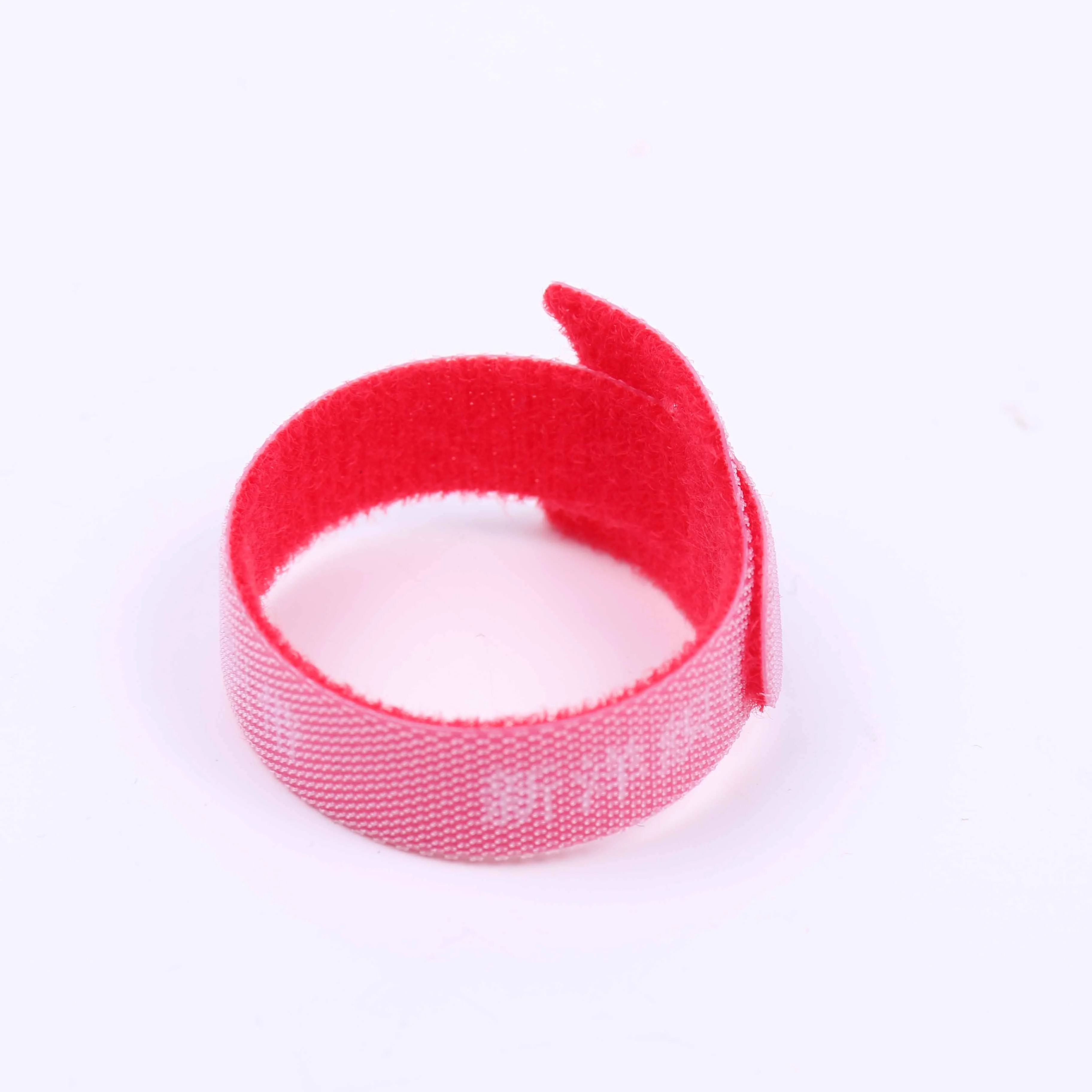 Side hook and loop fasteners strap and Promotional Price Nylon Self-locked Lock Hook And Loop Fasteners Strap