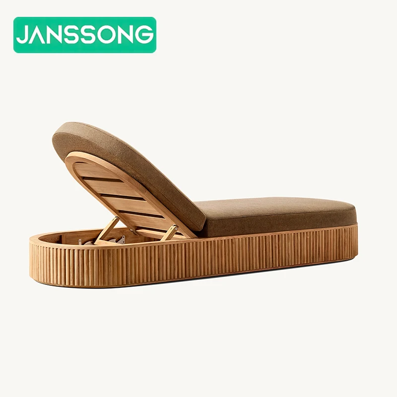 Garden Outdoor Furniture Set Resort Beach Sun Loungers Hotel Garden Pool Sun Loungers Villa Outdoor Swimming Pool Lounge Chair
