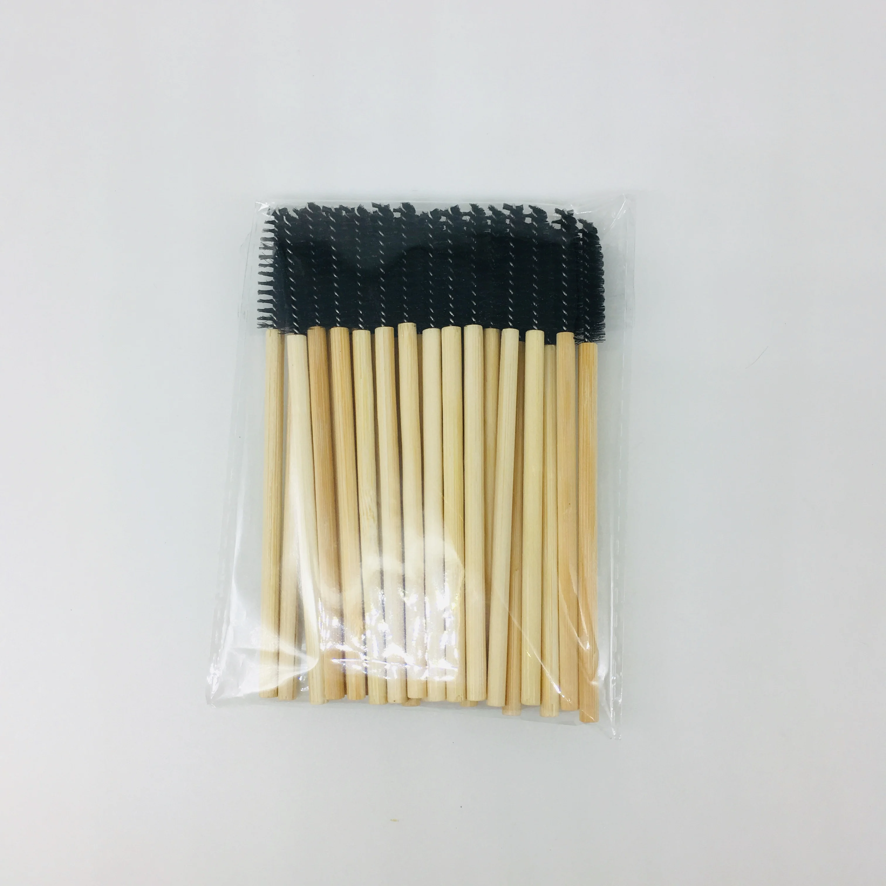 Wholesale Mascara Micro Microfiber Applicator Set Personalized Micro Disposable Bamboo Eyelashes Brush  For Eyelashes