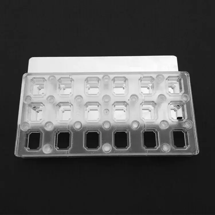 100g chocolate bar making molds chocolate molud sugar paste square chocolate molds