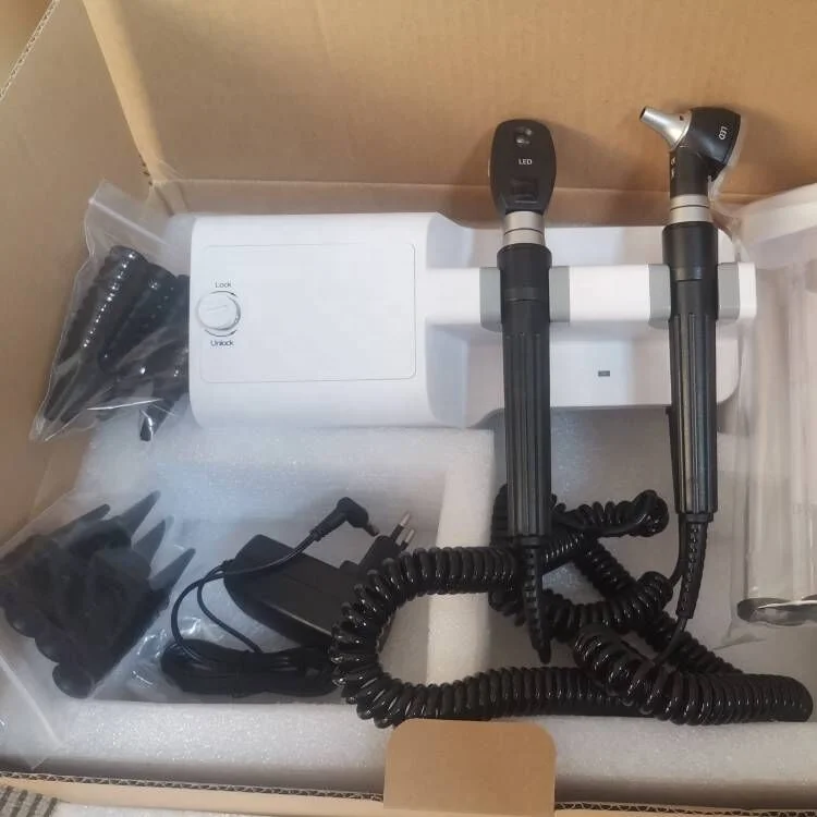 ENT products Wireless wall mount Diagnostic set ML-2000 with LED Light Source high performance  ophthalmoscope otoscope set
