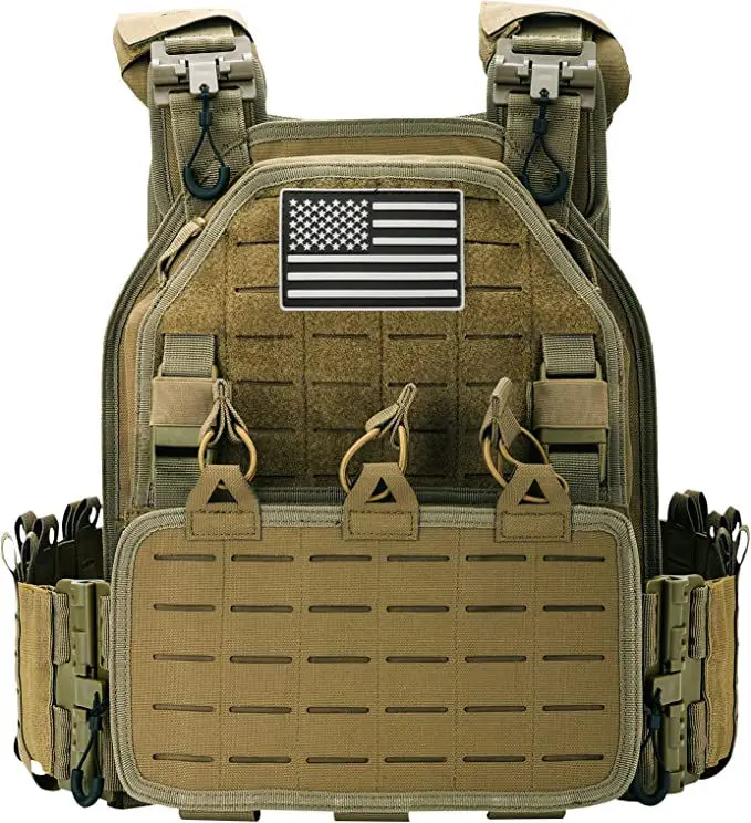 UT Cut protection Laser Cut Tactical Vests,Molle Plate Carrier Quick Release Vest Outdoor Cs Paintball Protection Vests