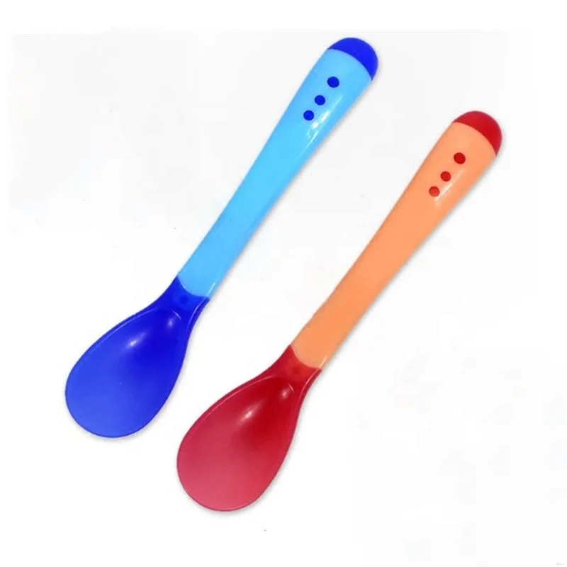 Hot sale BPA Free Low Price Food Grade Silicone Baby Feeding Spoon
