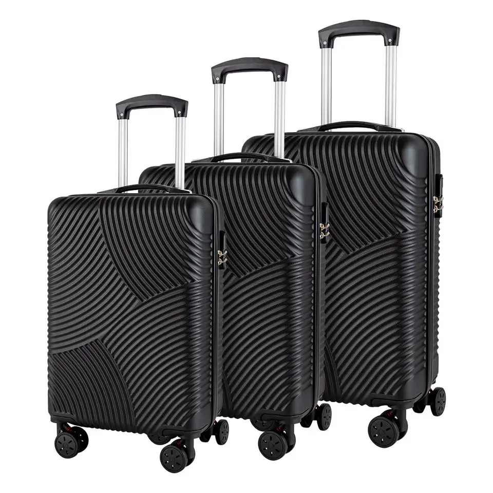 Classic 20+24+28inch 3 Pieces Wholesale Luggage Set Travel Trolley Suitcase Bag