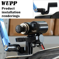 Motorcycle Expansion Clamp Mirror Extender Mount Atv Scooter Rear Mirror Extension Bracket