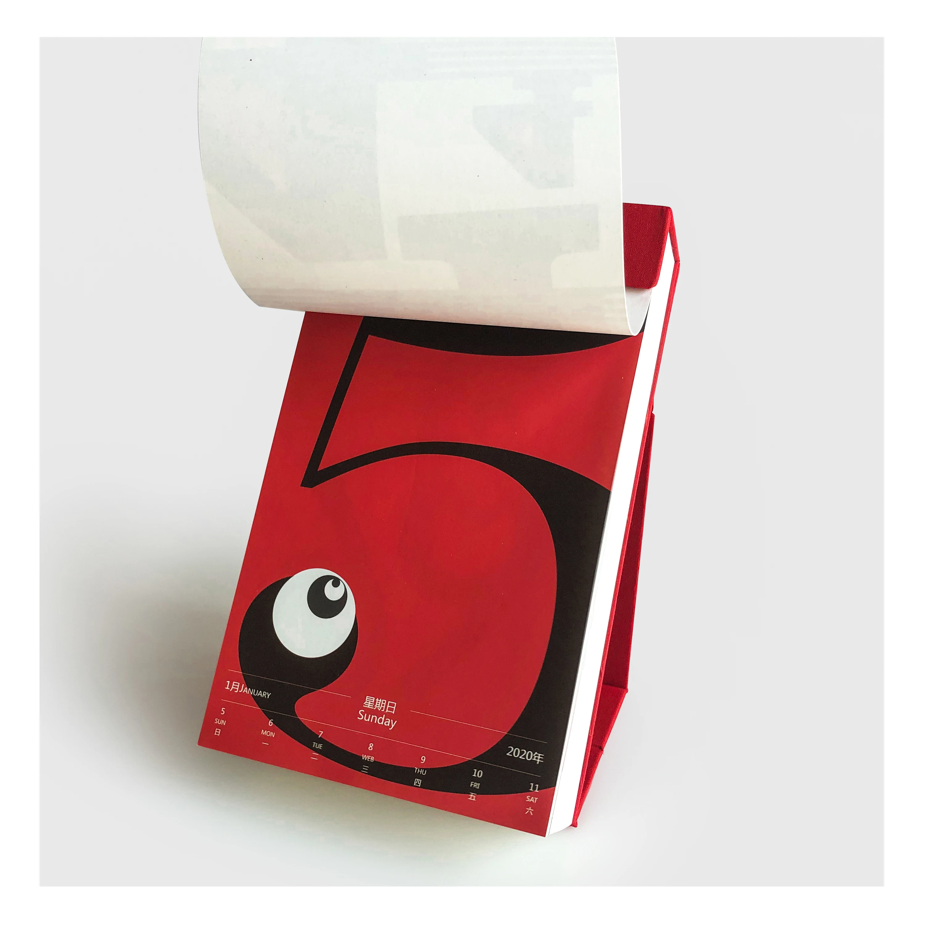 Custom Printing 365 Day a Page Creative  Daily Desk Calendar