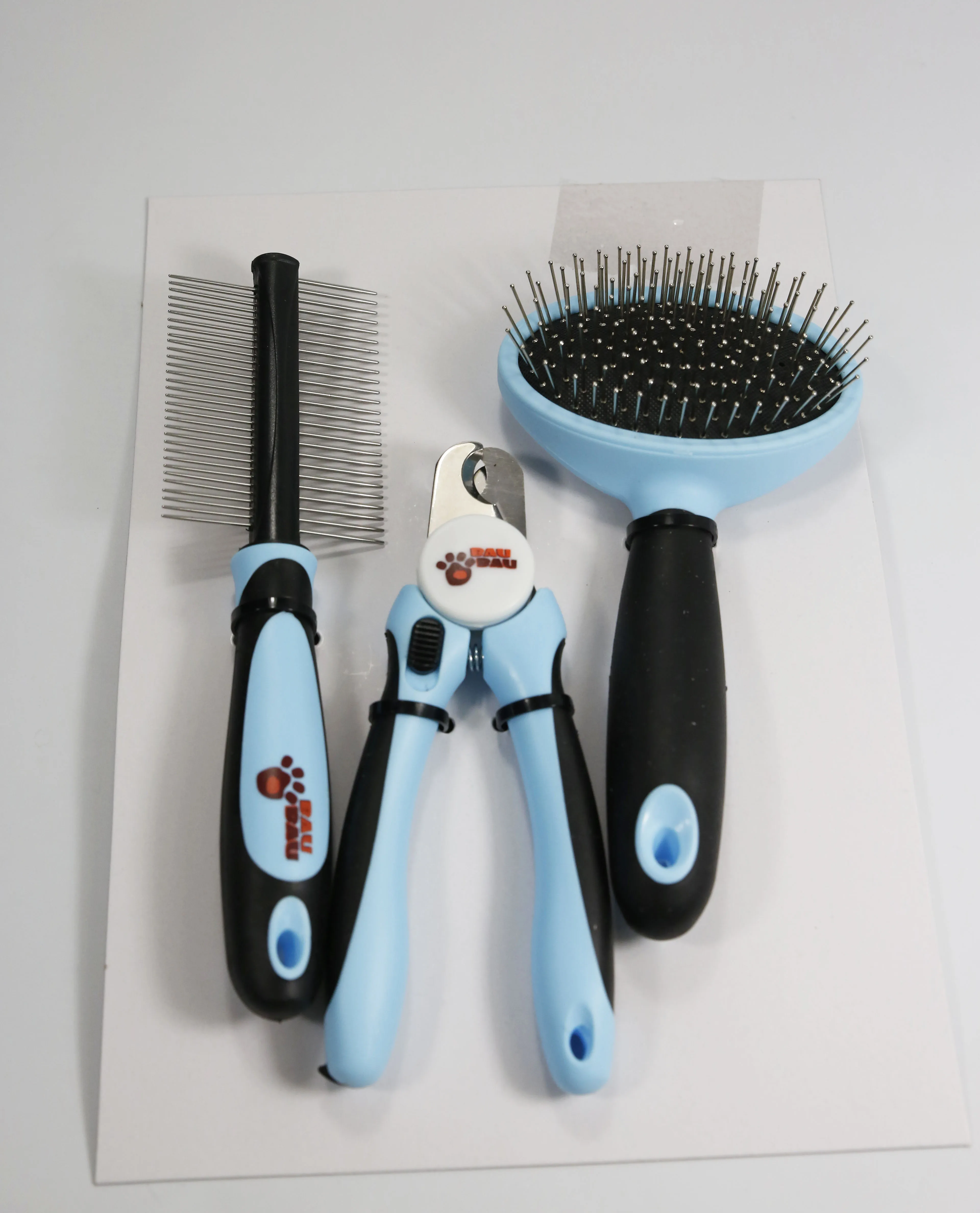 Large Discount High Quality Pet Grooming Product Kit for Dogs Color Box Blue Grooming Tools Combs Small Animals 30% Deposit DELE