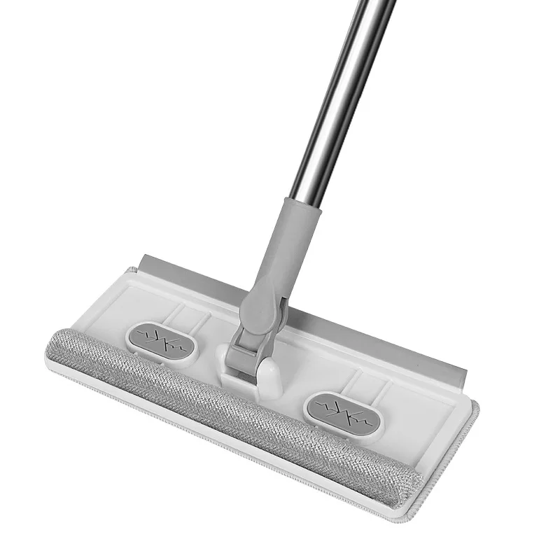 Multi purpose telescopic rod detachable mop double-sided glass scraper  cleaning tool glass scraper window  cleaning brush