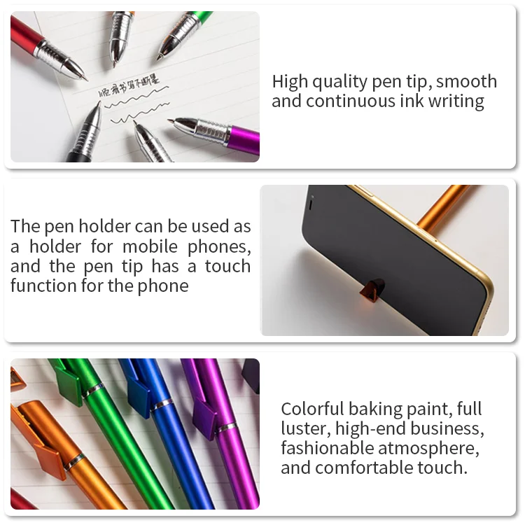 Best Selling Promotional Items Advertising Gift Touch Screen  QR Code Custom Logo Printed Pen For Business