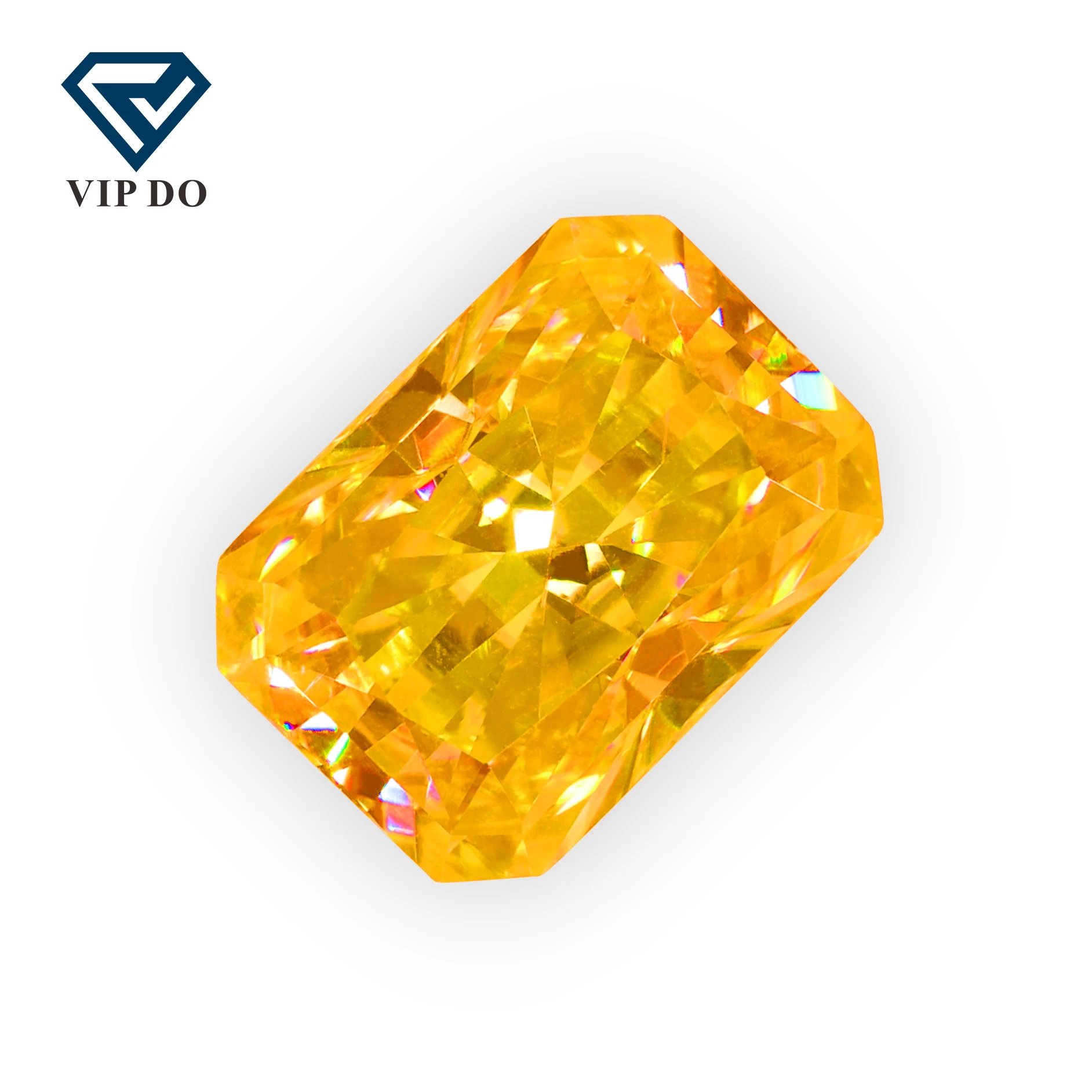 3*5-8*10 мм Сияющий огранки золотисто-желтый Свободный Муассанит Алмазный граненый Яркий желтый цвет драгоценные камни для ювелирных изделий