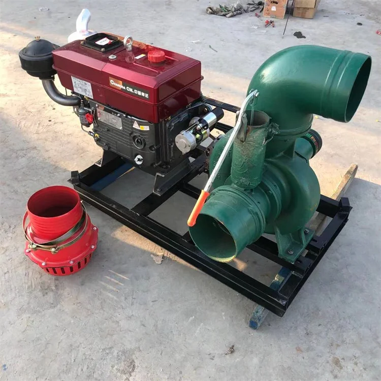High Pressure Agricultural Irrigation Diesel Engine Water Pump Diesel 8-inch water pump unit