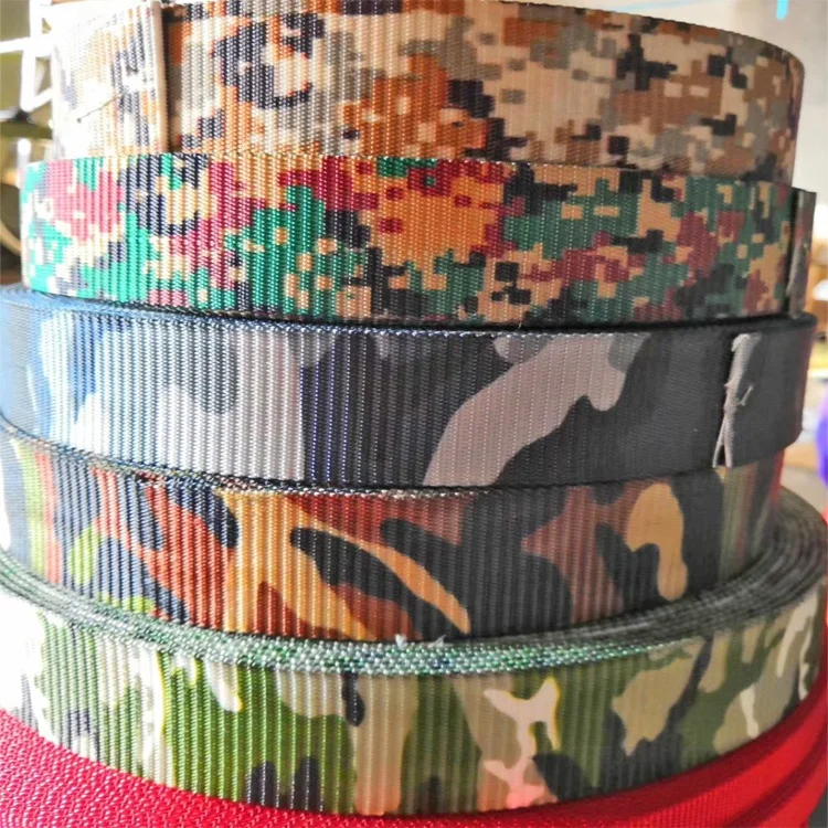 
Custom Mutilcolor Polyester Webbing for Dog Collar 