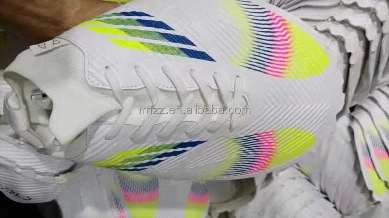 Factory price customizable comfortable football shoes leather uppers semi-finished products