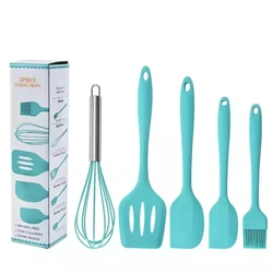 5pcs Silicone Kitchen Utensils Kitchen Cookware Sets Silicone Spatula Shovel Whisk Kitchen Cooking Tools