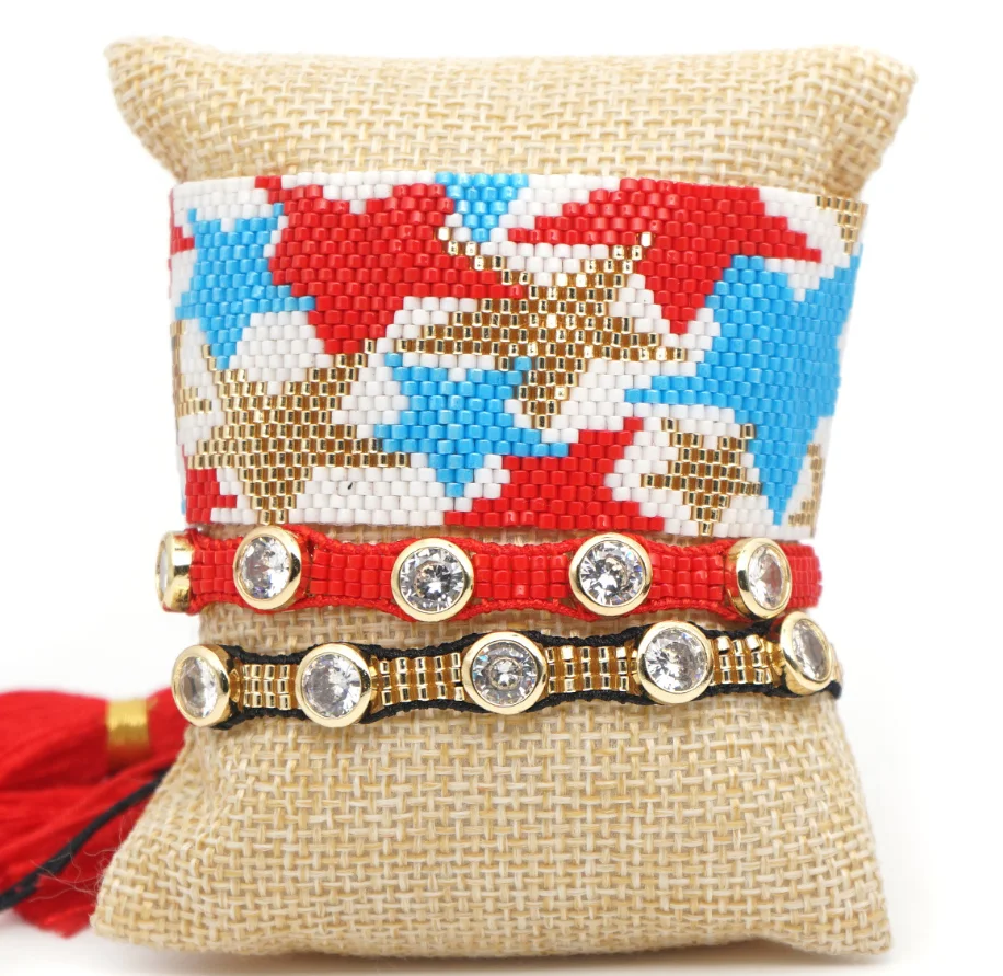 Mexico Bracelet For Women Pulseras Mujer Moda MIYUKI Jewelry Turkish Evil Eye Bracelets Handmade Armband Crystal New