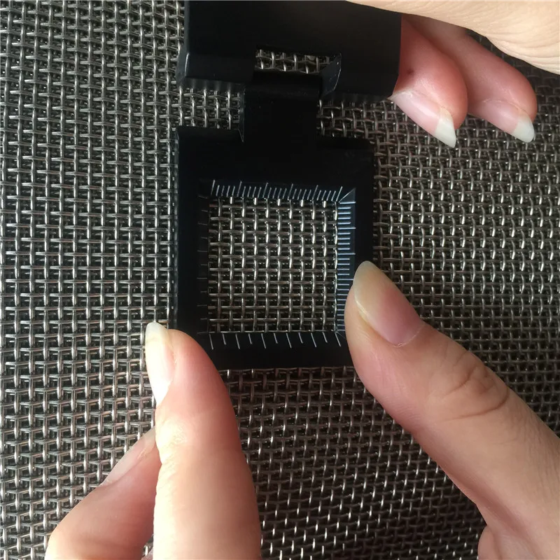 SS 316 304 black powder coated stainless steel anti insect screen woven mesh net