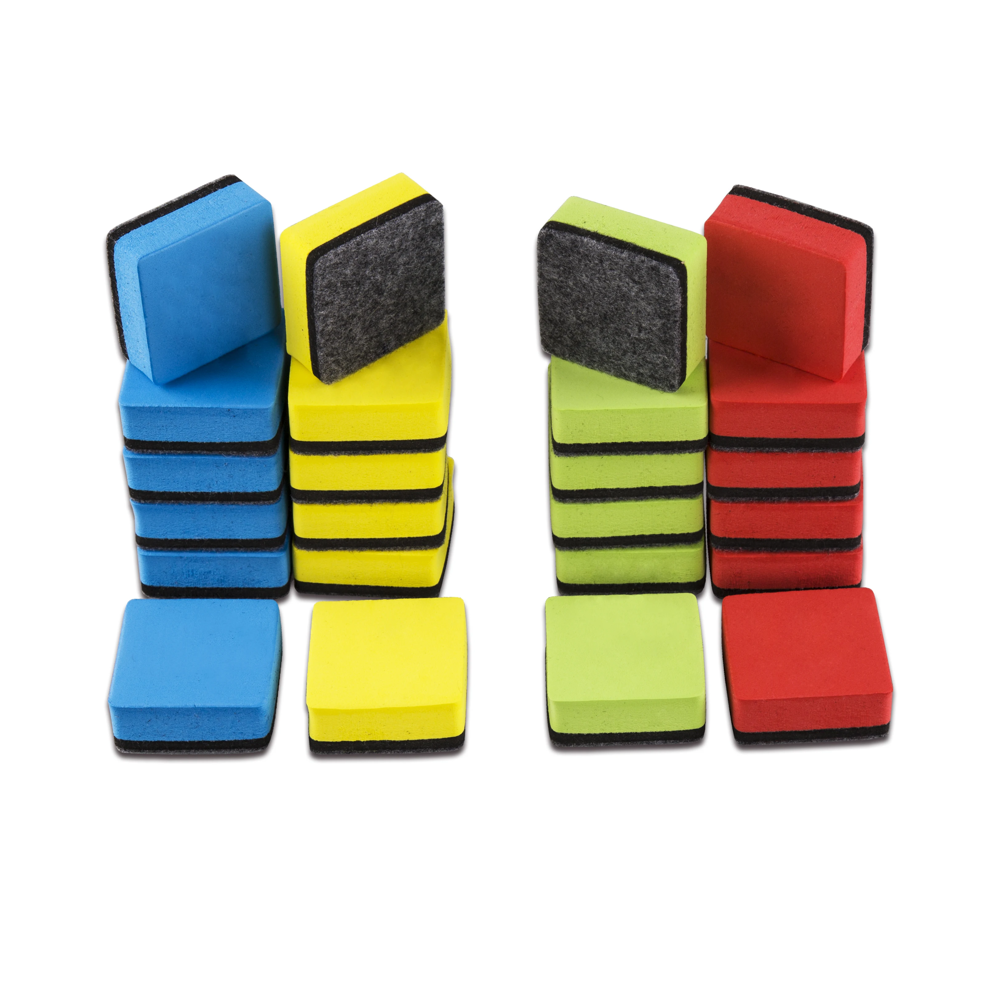 OEM Factory Wholesale High Quality EVA Blackboard Erasers Factory Wholesale Customizable Felt Magnetic Whiteboard Erasers