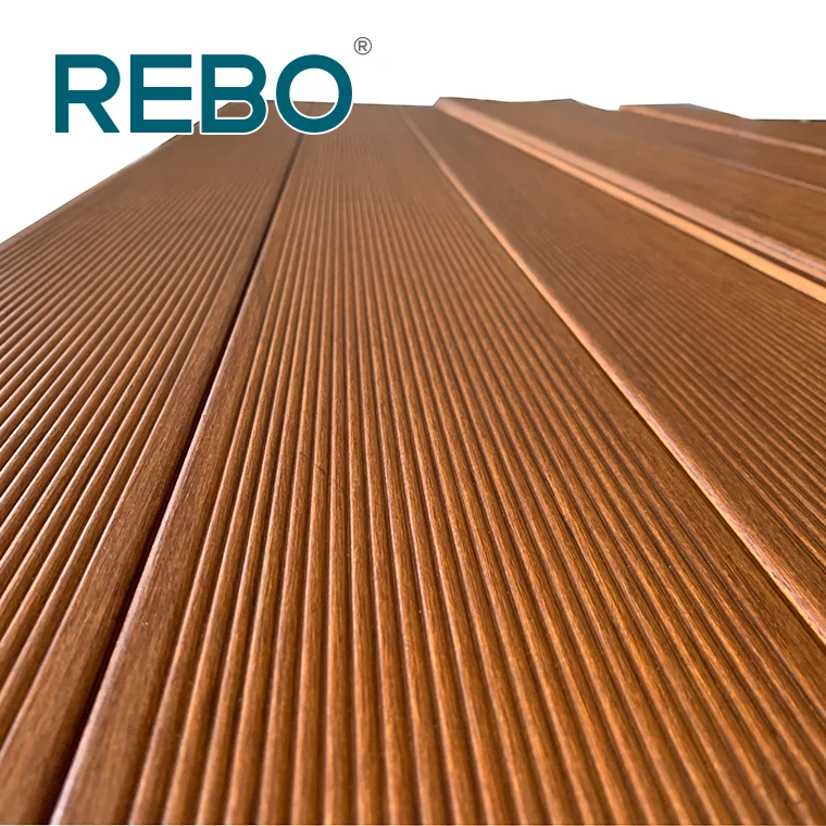 High Density Popular Outdoor Bamboo Wood Flooring Panel Garden Patio Flooring Decking