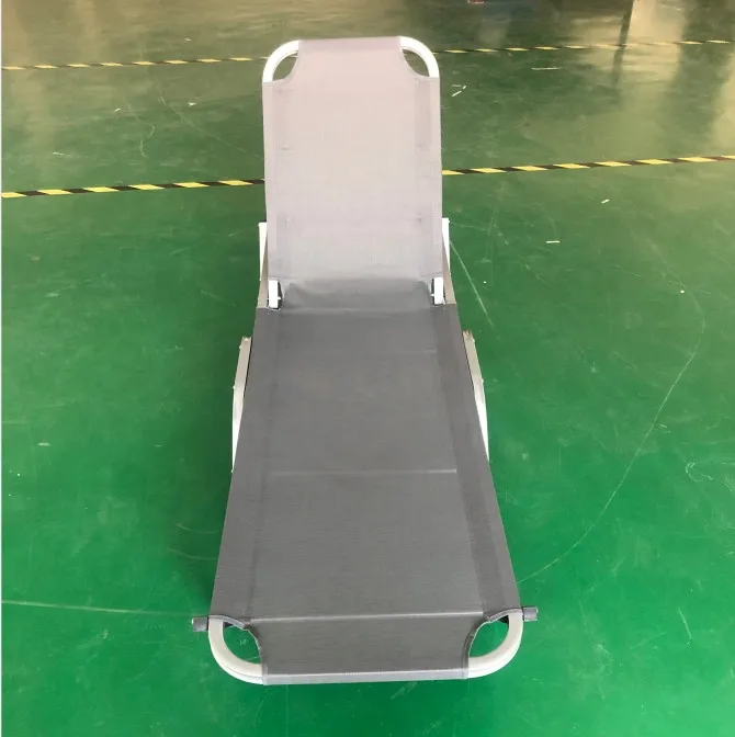 outdoor garden beach pool Aluminum Frame multi color lounge chair sunbed