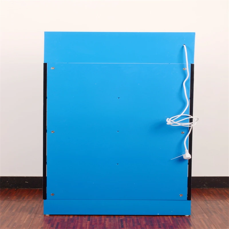 Custom cardboard display shelves are used to display items for collections